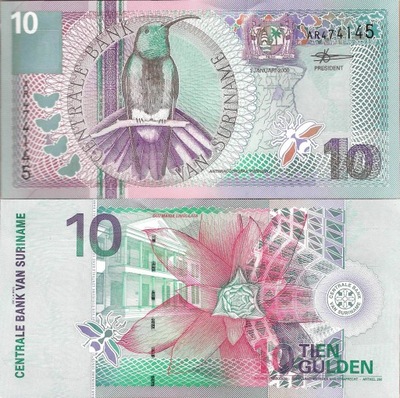 Surinam 2000 - 10 Gulden - Pick 147 UNC