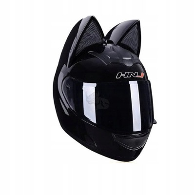 CASCO PARA MOTOCICLETA KOBIECY Z USZAMI USZY M  