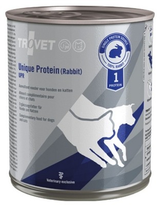 Trovet Unique Protein UPR Królik pies/kot 800g