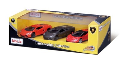 Maisto Zestaw 3 modeli Lamborghini z napędem 21075