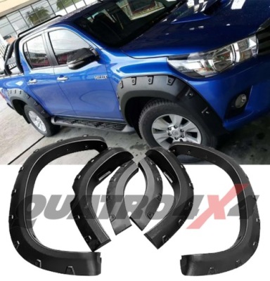 Расширители lldpe toyota hilux revo 2015+ 4 cm na сторона фото №1