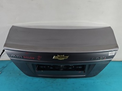 Кришка багажника задня chevrolet aveo t250 06-11 sedan szary фото №1