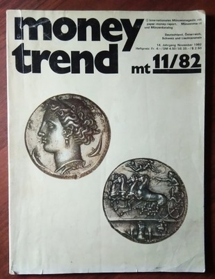 MONEY TREND NR 11/1982 numizmatyka monety