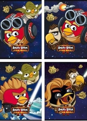 Zeszyt w kratkę A5 Angry Birds Star 60 kartek