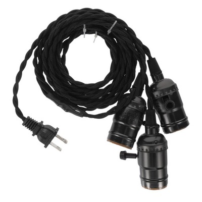 LAMPKA WISZĄCA RETRO ŻYRANDOL GNIAZDO WTYCZKA W OPRAWIE WISZĄCEJ