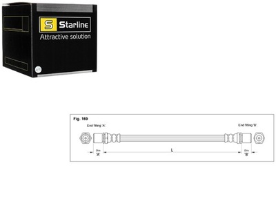 CABLE DE FRENADO S HA EB.1222 STARLINE  