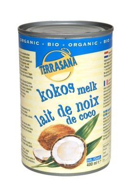 COCONUT MILK - NAPÓJ KOKOSOWY BEZ GUMY GUAR BIO 400 ml - TERRASANA