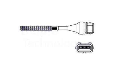 DELPHI ЗОНДА ЛЯМБДА DELPHI ES10262-12B1 VW GOLF II JETTA II PASSAT фото