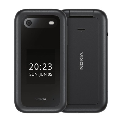 Nokia 2660 Flip 4G Dual Sim Czarna + ładowarka