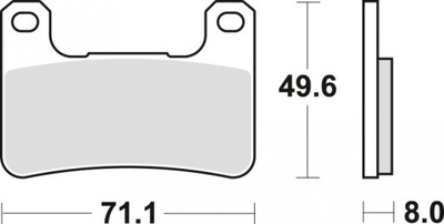 TRW ZAPATAS DE FRENADO SUZUKI GSXR 600 / 750 , DL 1000 , GSXR 1300 , PARTE DELANTERA  