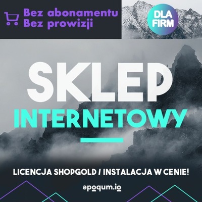 Sklep internetowy shopgold licencja instalacja www