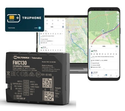 Lokalizator GPS Teltonika FMC130 4G + SERWER + SIM