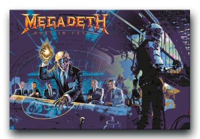 Megadeth - OBRAZ na płótnie 60x40 cm plakat