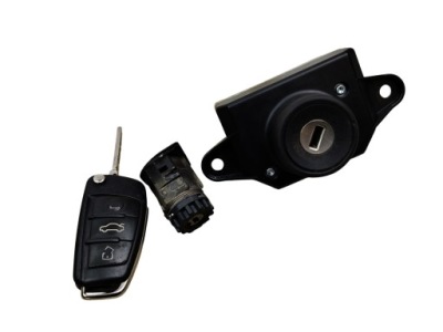Замок зажигания 2x ключ вкладка audi a6 c6 рестайлинг  2008-2011 4f0909131d фото №1