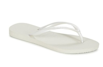 HAVAIANAS KLAPKI DAMSKIE JAPONKI BIAŁE 35- 36 SDE