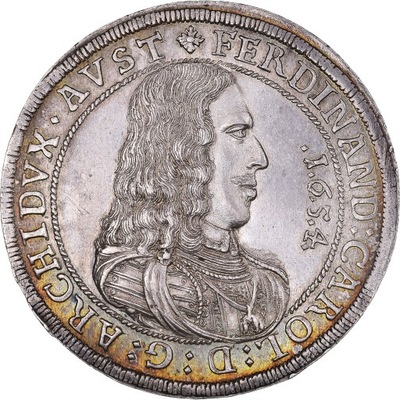 Moneta, Austria, Ferdinand Charles, Thaler, 1654,