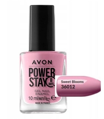 AVON LAKIER ŻELOWY DO PAZNOKCI SWEET BLOOMS POWERSTAY