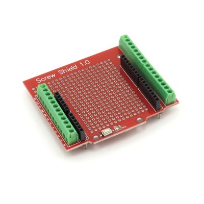 Płytka prototypowa ze złączami śrubowymi do Arduino