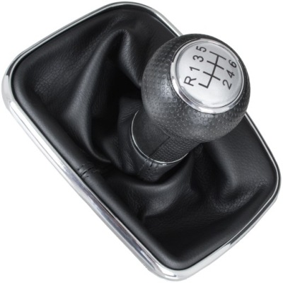 Ручка рычаг переключения передач silver +чехол рамка do vw golf iv bora фото №1