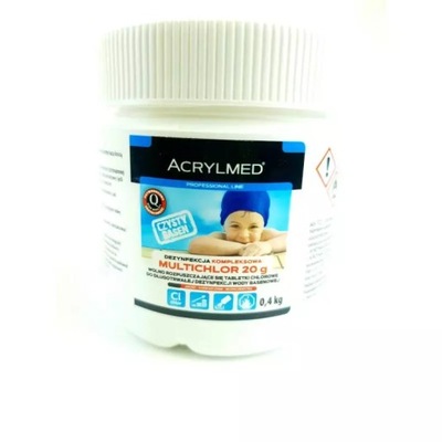 Chlor tabletki Acrylmed 0,4 kg 0,4 l