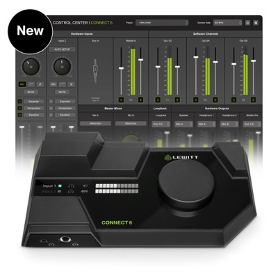 LEWITT CONNECT 6 interface audio NOWOŚĆ