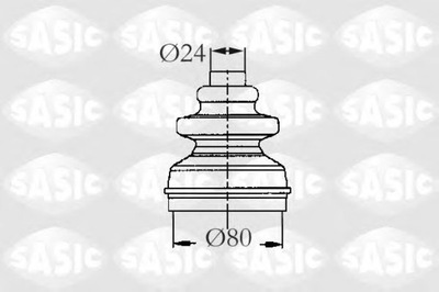 КОМПЛЕКТ ЗАЩИТ ПОЛУОСИ NAPĘDOWEJ SASIC 2873793