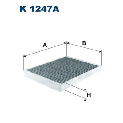 FILTR, VENTILACIÓN PRZESTRZENI PASAZERSKIEJ FILTRON K 1247A  