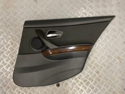 Обшивка оббивка правий задня задня bmw e91 7144559 drewno фото №1