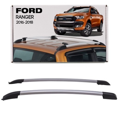 Ford ranger t7 2016-2018 подвійний кабіна рейлінги дахові фото №1