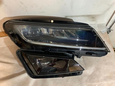 FARO DERECHA PARTE DELANTERA SKODA KODIAQ COMPLETO DIODO LUMINOSO LED  