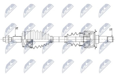 SEMI-EJE DE ACCIONAMIENTO CHRYSLER 300 AWD 09-14, DODGE CHARG  