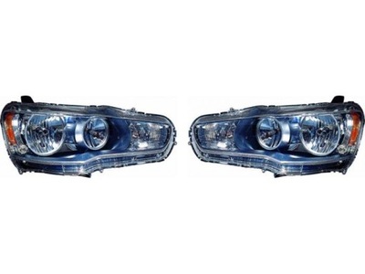 Фары лампы mitsubishi lancer viii 08- l+p фото №1