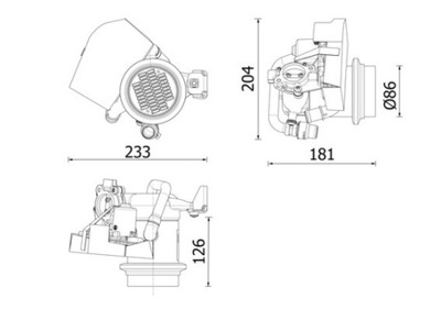 РАДИАТОР КЛАПАНА ЕГР VW POLO 1,0TSI AUDI A1 1,8TFSI/1,6TDI CE40000P