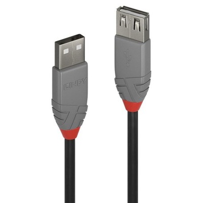 Kabel przedłużacz USB 2.0 Typ A 5m Lindy Anthra Line, 36705