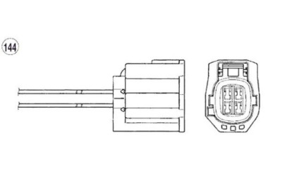 Ngk датчик лямбда-зонд mazda 3 2,0 04- фото №1