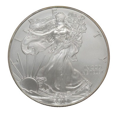 1 oz 2010 Amerykański Orzeł srebrna moneta