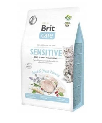 Sucha karma dla kota BRIT CARE CAT Sensitive Insect 2kg