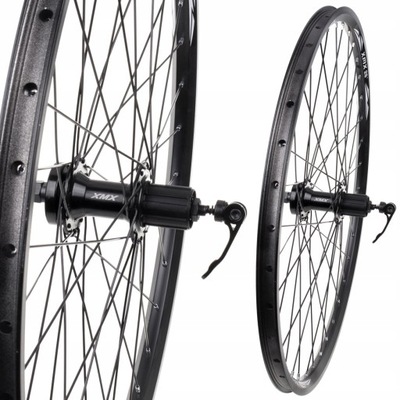 KOŁO 26" TYŁ ROWEROWE TYLNE DO KASET 8-9 HAMULEC TARCZOWY OBRĘCZ DISC 26"