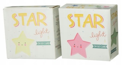 LAMPKA DEKORACYJNA NOCNA GWIAZDA LAMPA ŚCIENNA