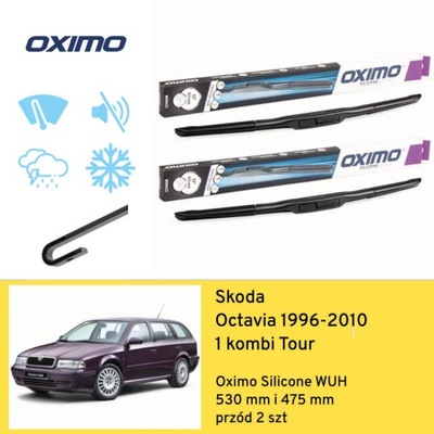 ESCOBILLAS PARTE DELANTERA PARA SKODA OCTAVIA 1 UNIVERSAL TOUR (1996-2010) OXIMO  