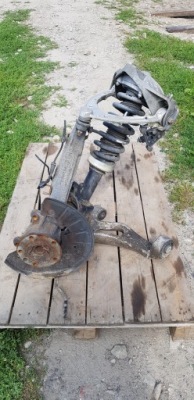 Audi q7 поворотный кулак левый перед передняя рычаги ступица d фото №1