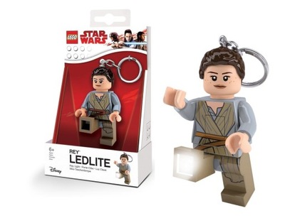 LEGO LED BRELOK FIGURKA LATARKA STAR WARS REY