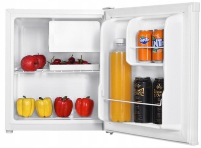 CHŁODZIARKA HOTELOWA MINIBAR MAŁA LODÓWKA DO BIURA HOTELU 50cm 41L BIAŁA