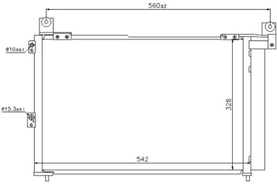 Nissens конденсатор кондиціонера ford ranger 4.0 4x4 фото №1