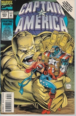 Marvel Captain America Komiks 433/1994 j.ang