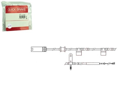 Датчик зносу гальмівних колодок гальмівних перед mini r56 r57 r58 r59 фото №1