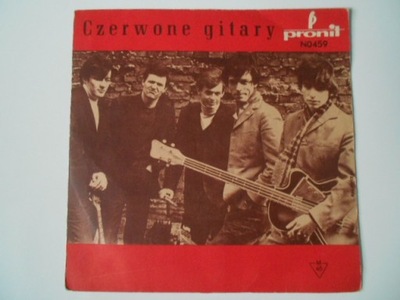 CZERWONE GITARY EP 7''45 1966r Very Good++