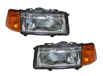 Фары+ поворотники audi 80 b3 1986-1991 фото №1