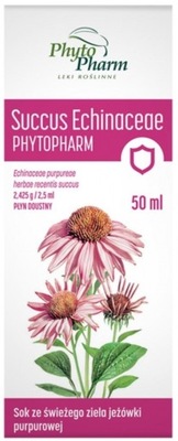 Phytopharm Succus Echinaceae sok z jeżówki purpurowej 50 ml