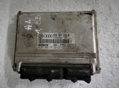 Бортовой компьютер двигателя audi 8d0907558b фото №1